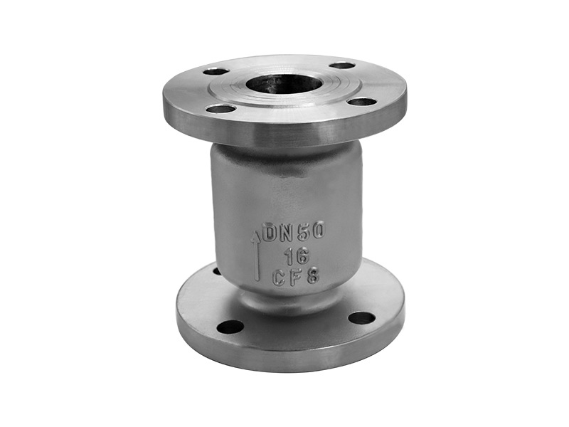 Stainless steel vertical check valve