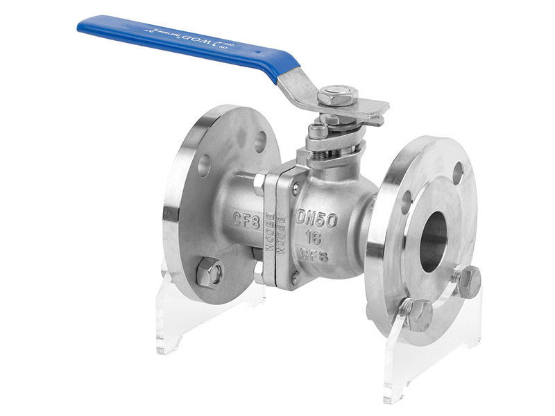 Q41f-16 stainless steel national standard flange ball valve