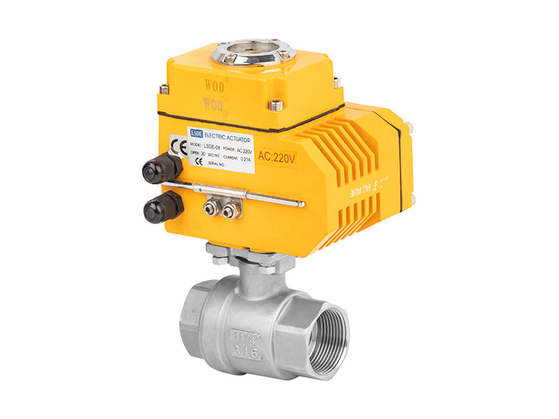Stainless steel electric ball valve