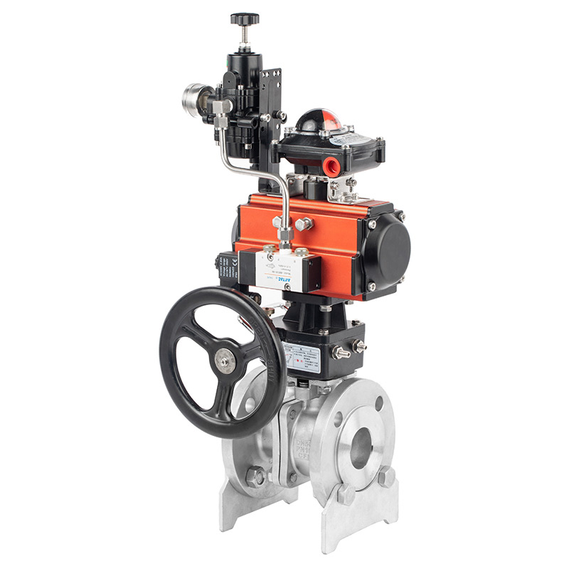 Stainless steel pneumatic control valve