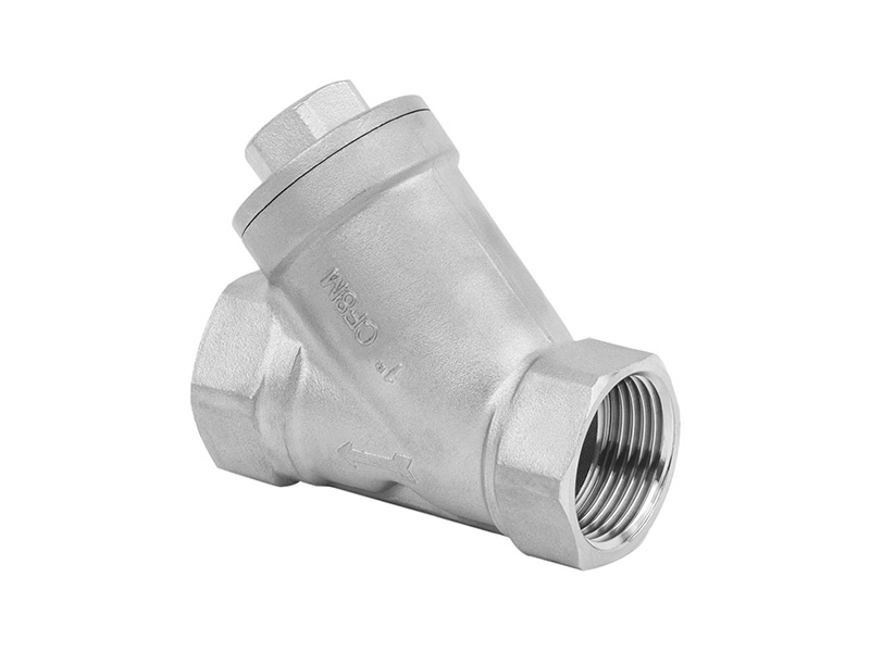 Y-type check valve